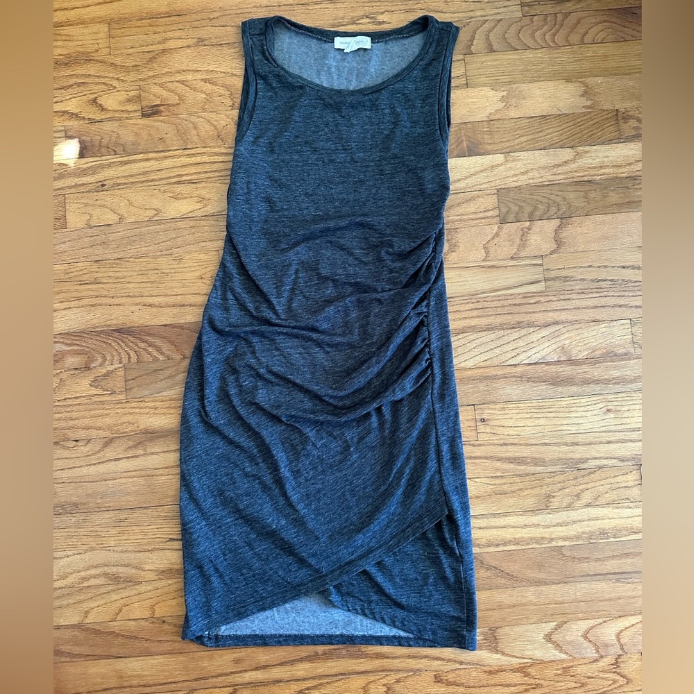 Sleeveless bodycon grey cotton dress 🩶 size M 💃🏽